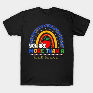 You Are More Than A Test Score Rainbow Leopard T-Shirt